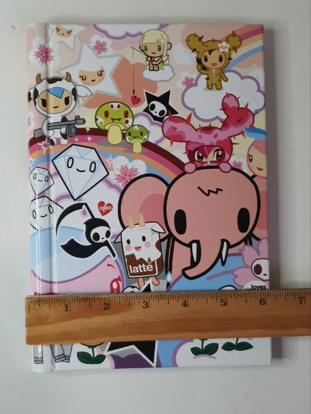 tokidoki Hardcover Spiral Notebook with Silver Qee Figurine New